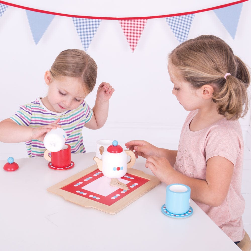 Bigjigs Toys Tea Set and Tray