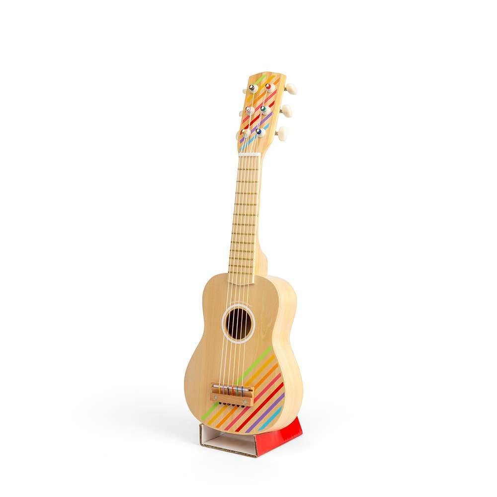 Bigjigs Toys Toy Guitar Bigjigs Toys Stars Wooden Acoustic Guitar