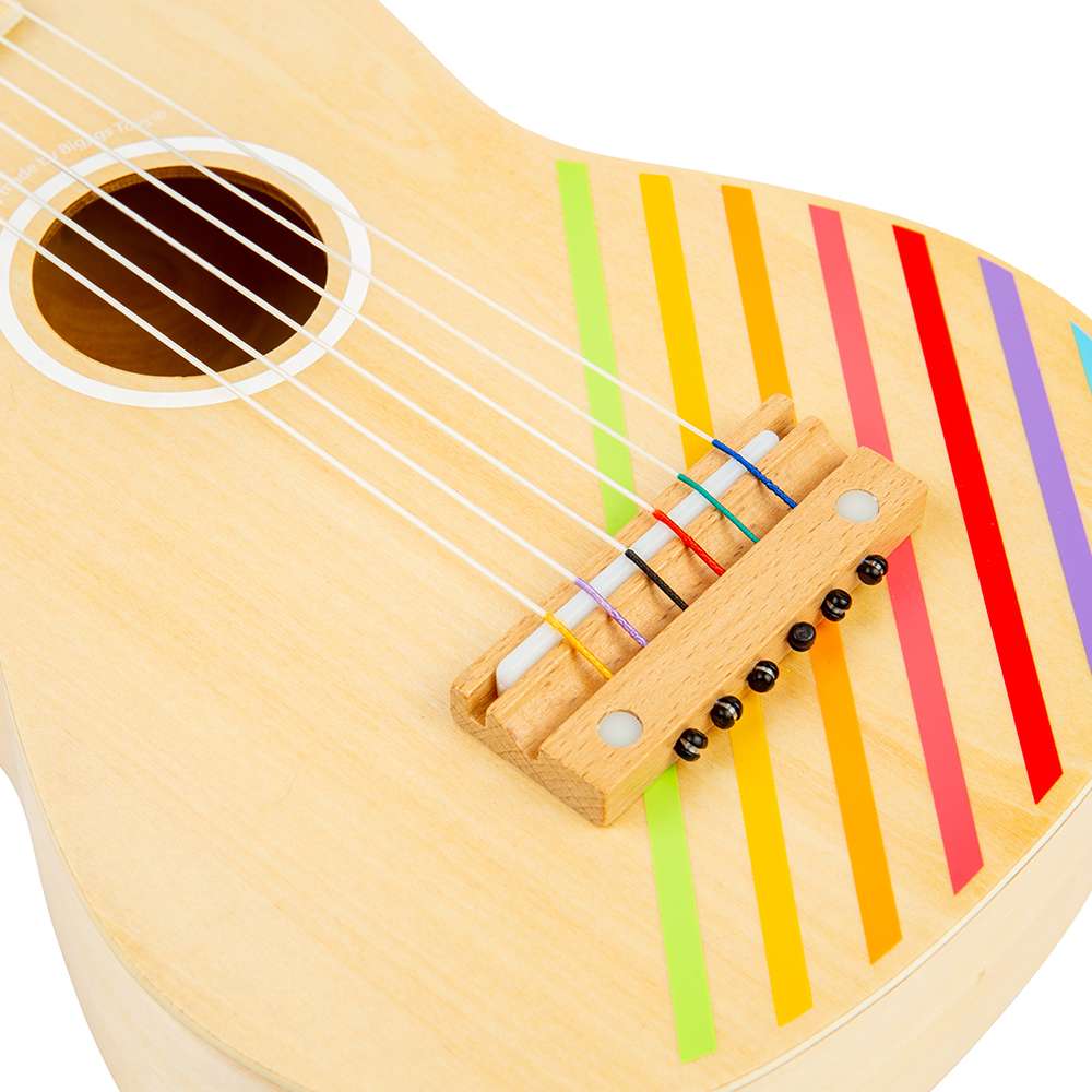 Bigjigs Toys Toy Guitar Bigjigs Toys Stars Wooden Acoustic Guitar
