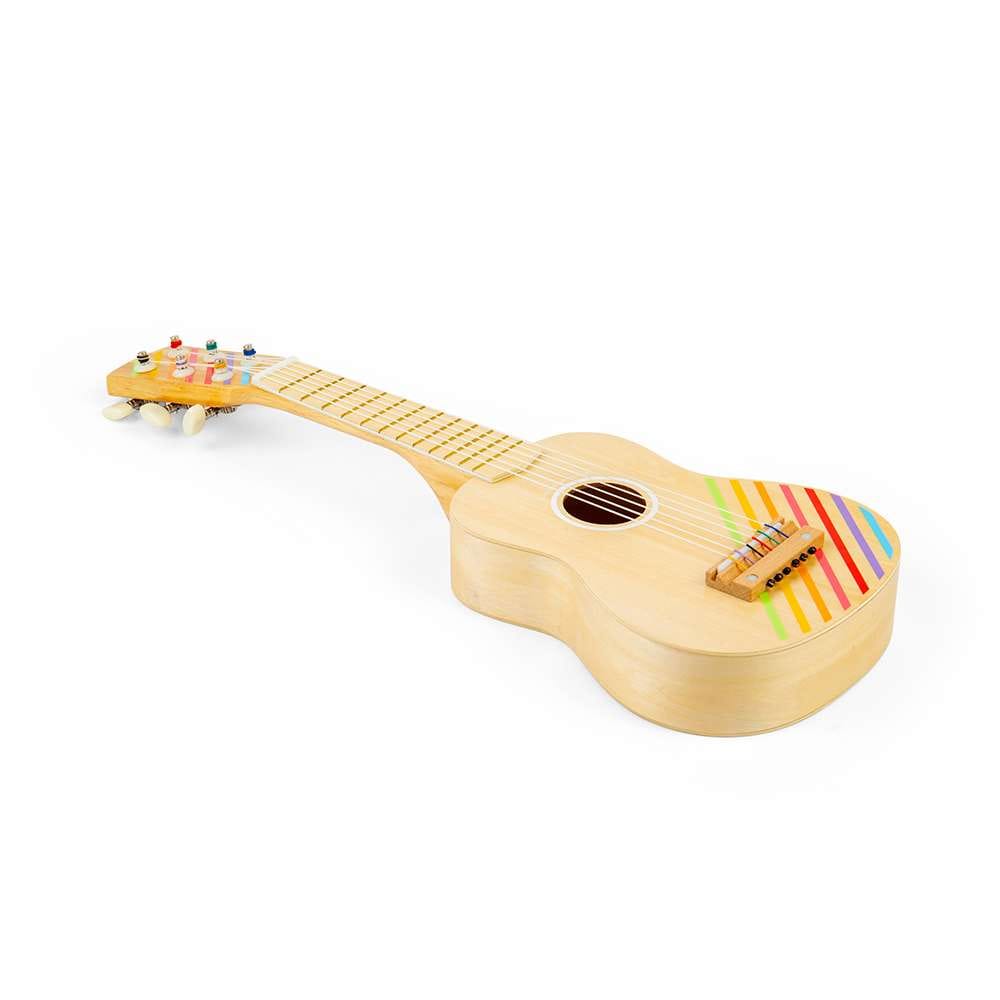 Bigjigs Toys Toy Guitar Bigjigs Toys Stars Wooden Acoustic Guitar