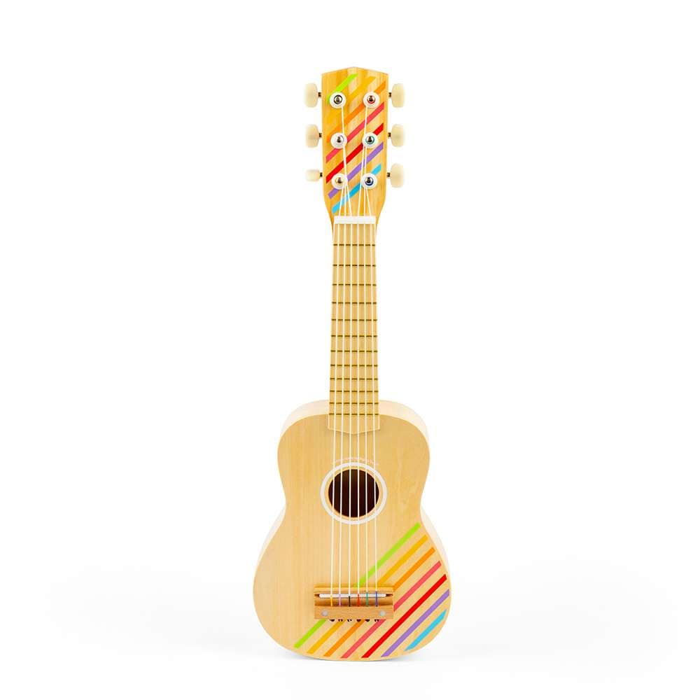 Bigjigs Toys Toy Guitar Bigjigs Toys Stars Wooden Acoustic Guitar