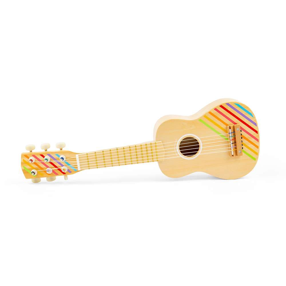 Bigjigs Toys Toy Guitar Bigjigs Toys Stars Wooden Acoustic Guitar