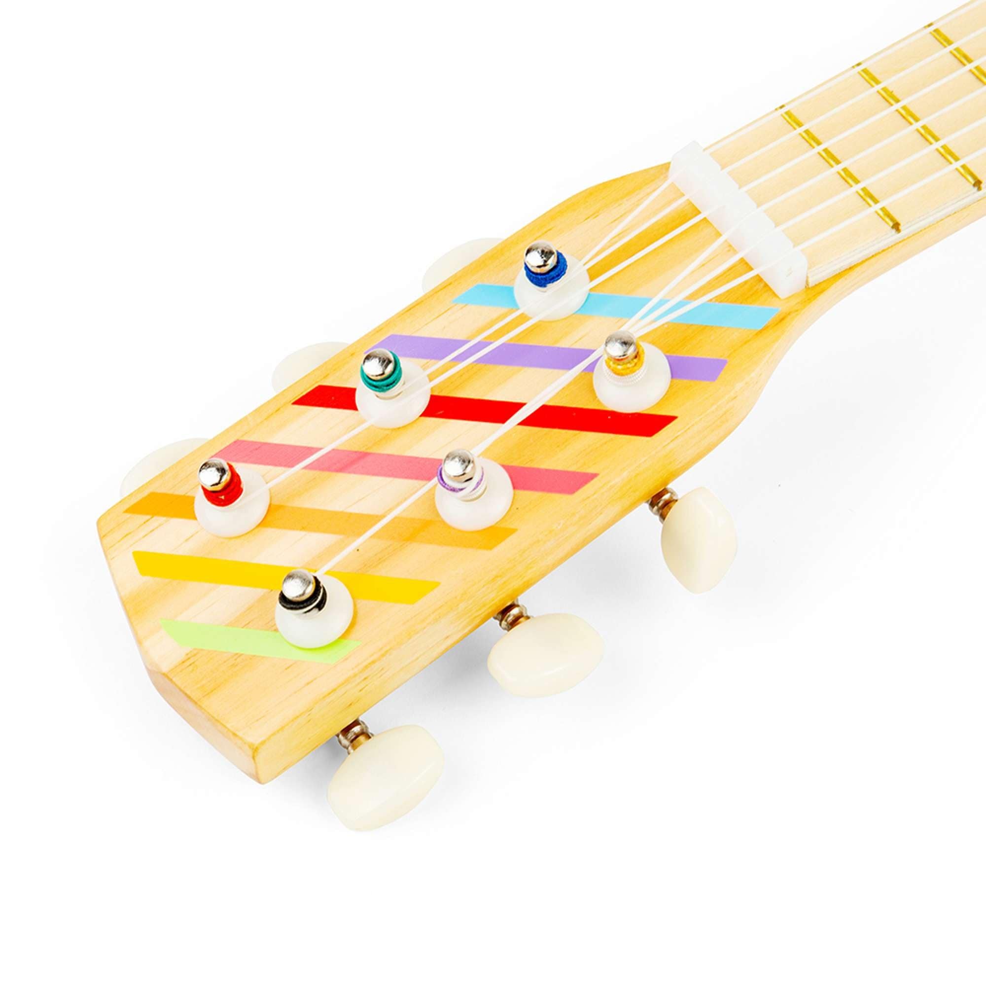 Bigjigs Toys Toy Guitar Bigjigs Toys Stars Wooden Acoustic Guitar