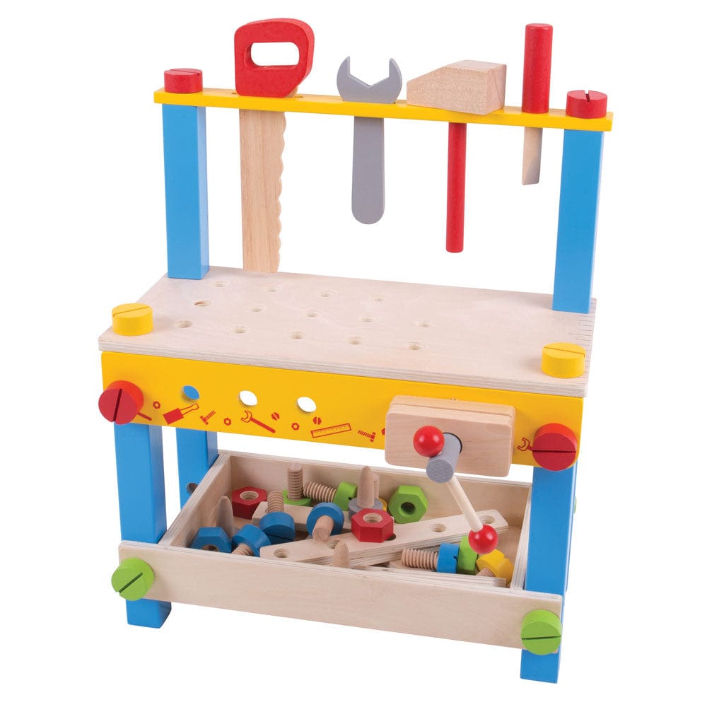 Bigjigs Toys Toy Workbench Bigjigs Toys Wooden My First Workbench