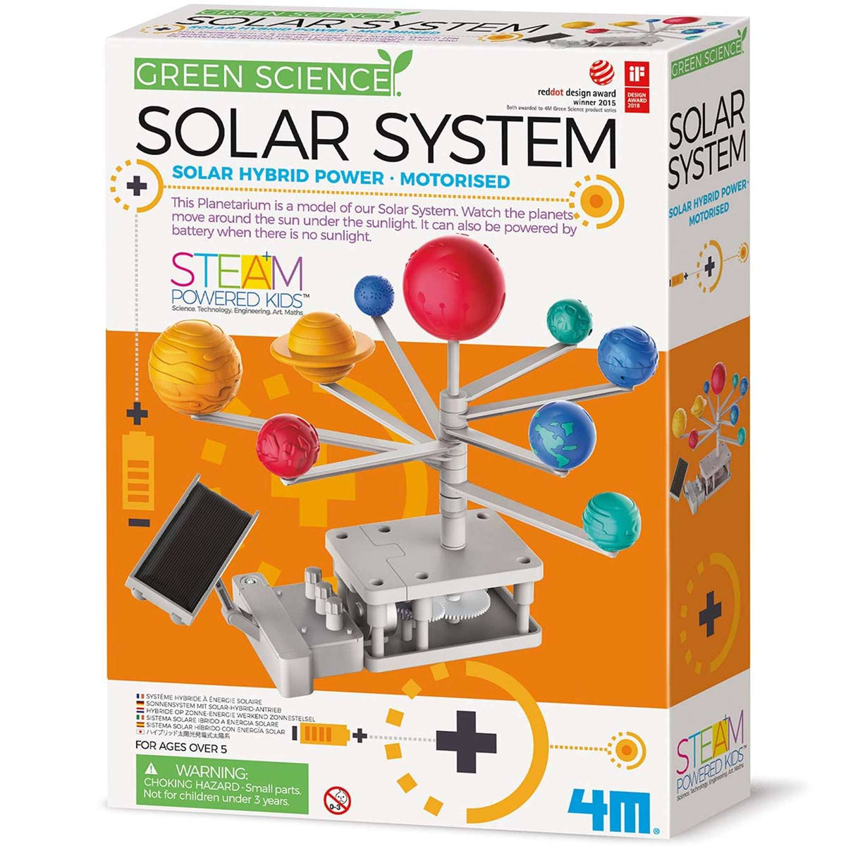 4M Green Science Solar System Planetarium Kit