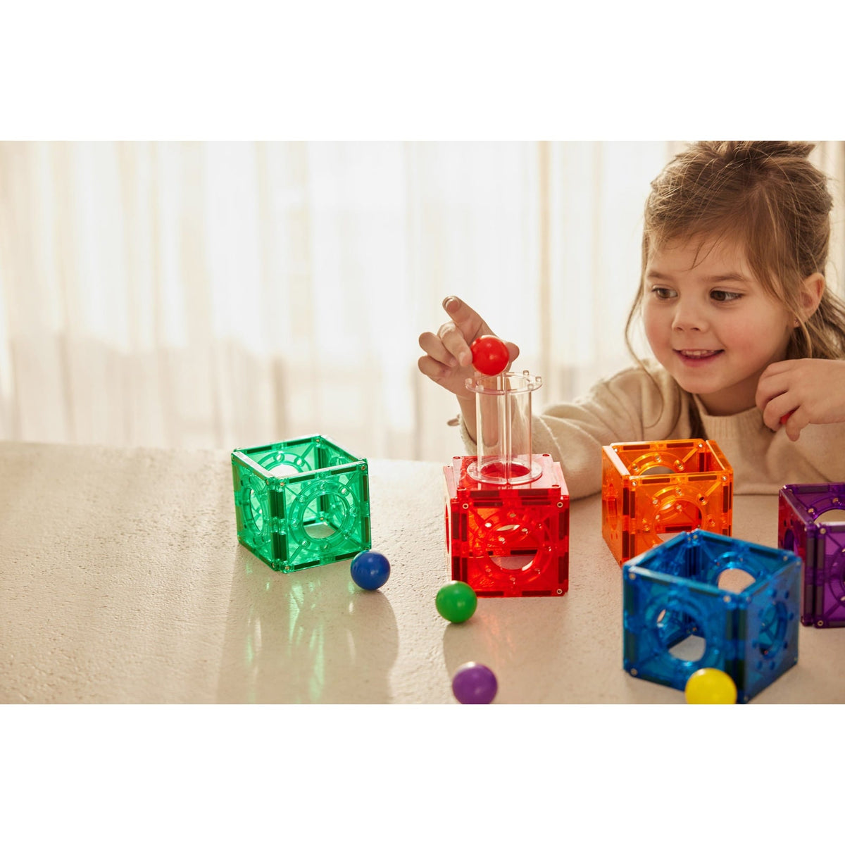 Cleverclixx Ball Run Cleverclixx Ball Run Creative Pack Pastel - 70 Pieces