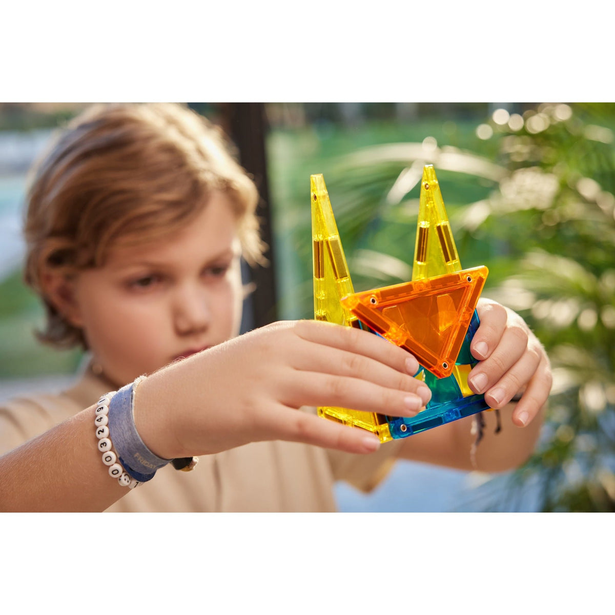 Cleverclixx Magnetic Tiles Cleverclixx Original Pack Intense - 60 Pieces