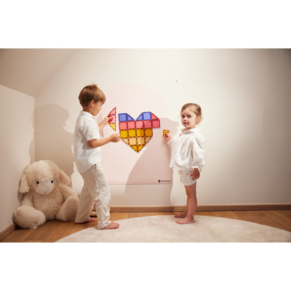 Cleverclixx Magnetic Wall Sticker Cleverclixx Magnetic Wall Sticker 95 x 75 cm - Dream Pink