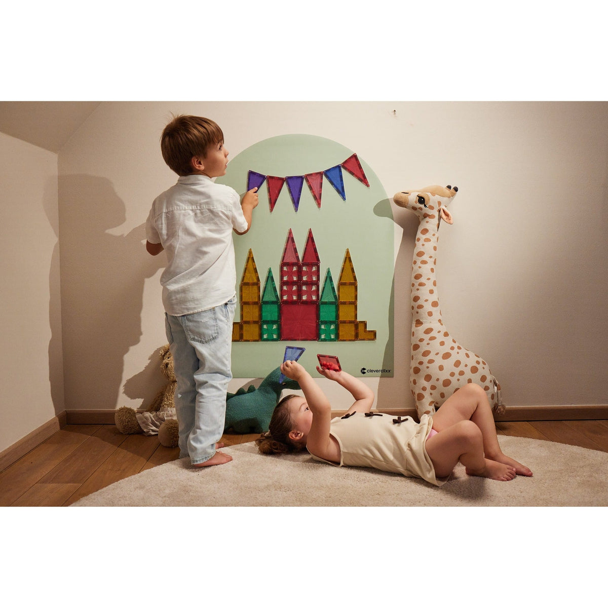 Cleverclixx Magnetic Wall Sticker Cleverclixx Magnetic Wall Sticker 95 x 75 cm - Soft Olive