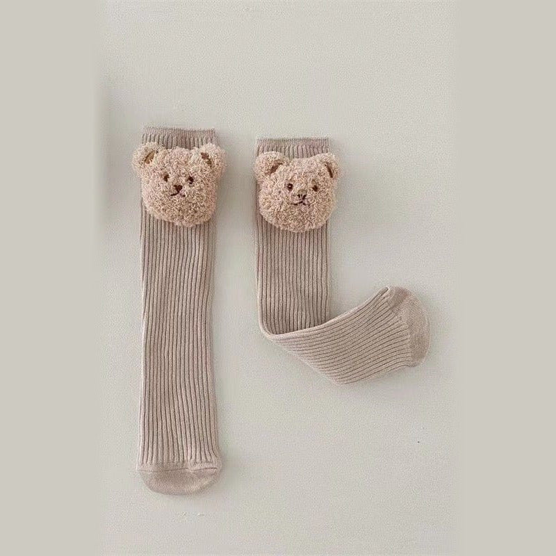 Cozy Crew Club Socks beige The Bear Knee Socks - Super Soft