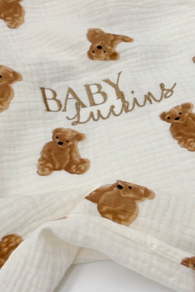 Cozy Crew Club Blankets The Bear Muslin Blanket Swaddle