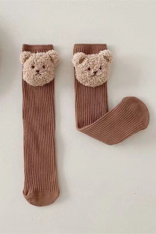 Cozy Crew Club Socks caramel The Bear Knee Socks - Super Soft