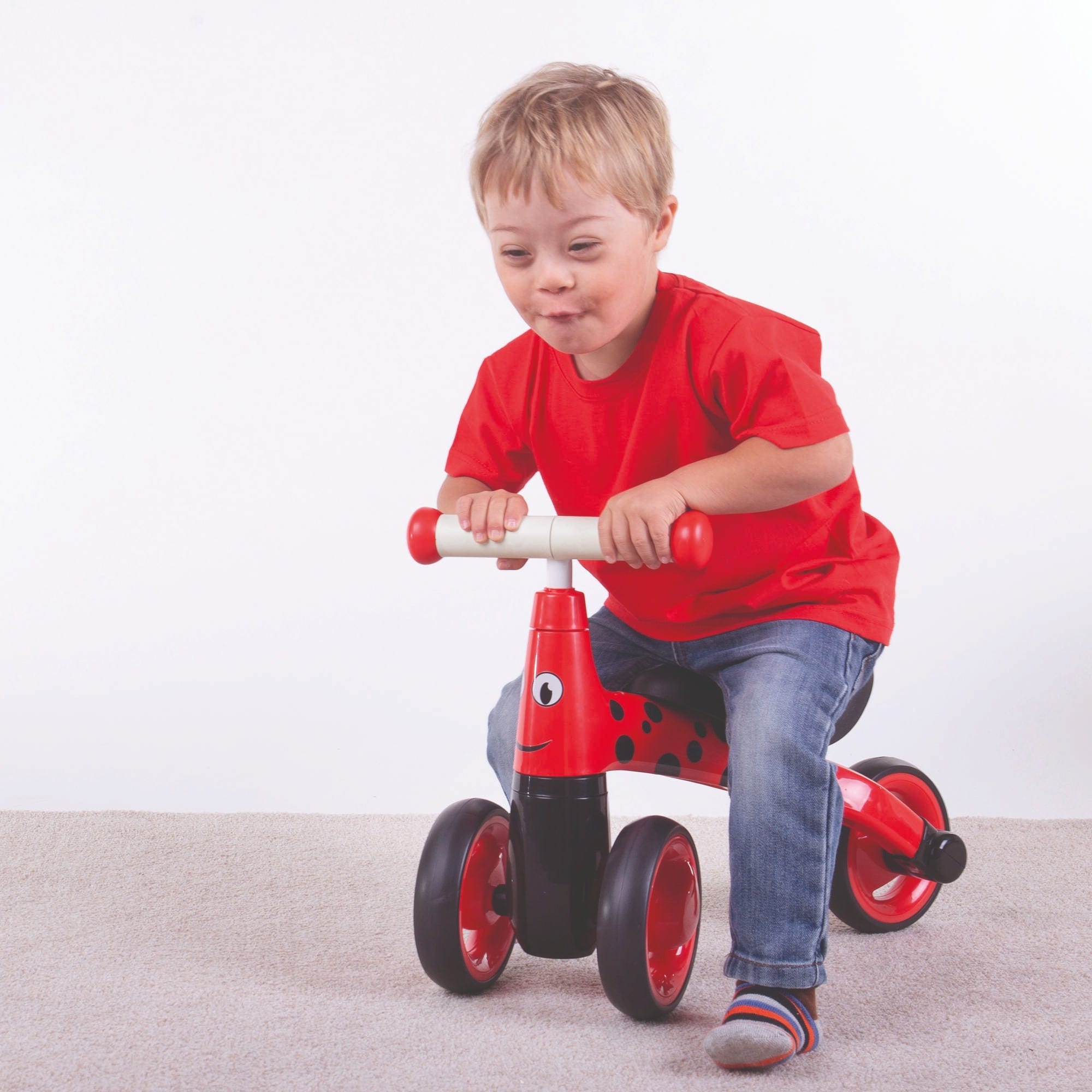 Didicar Tricycle Didicar Diditrike Trike Ride On - Red Ladybird