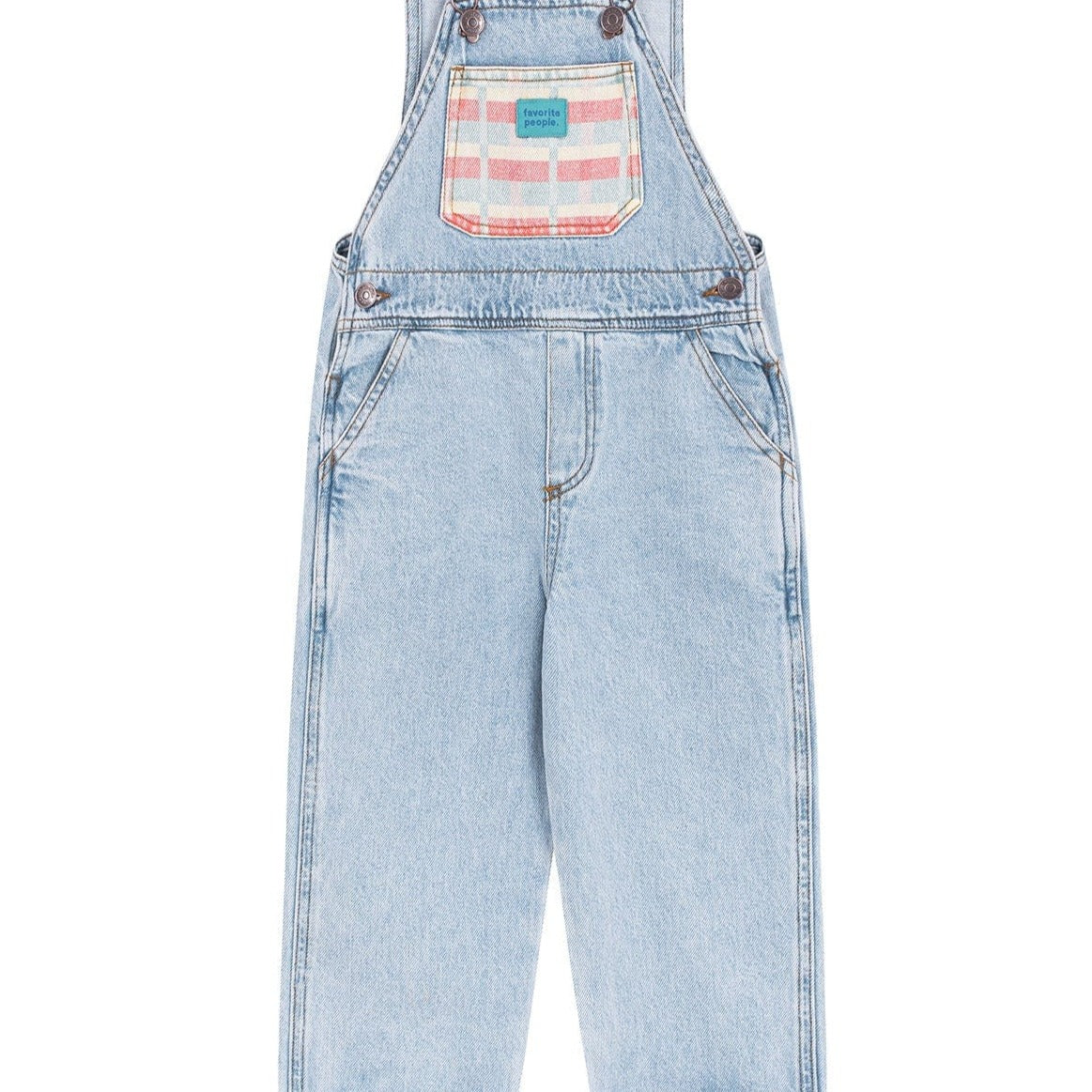 Favorite People Dungarees Kids 'Gruffalo' Dungarees (Denim & Check)