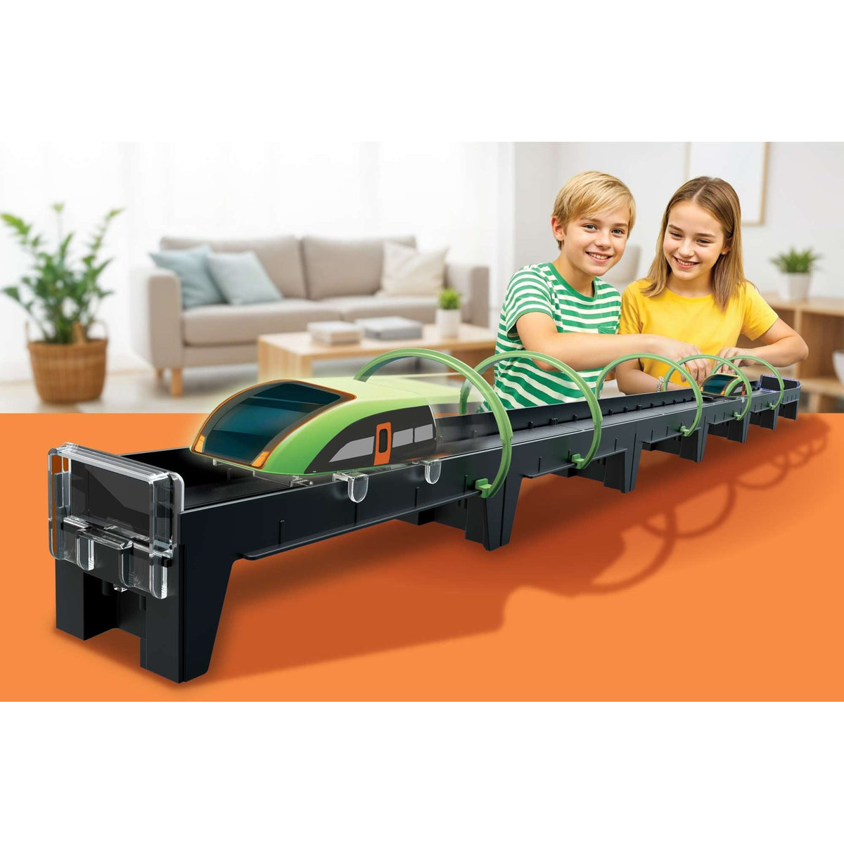 4M KidzLabs Glow Hi-Speed Maglev Train Kit