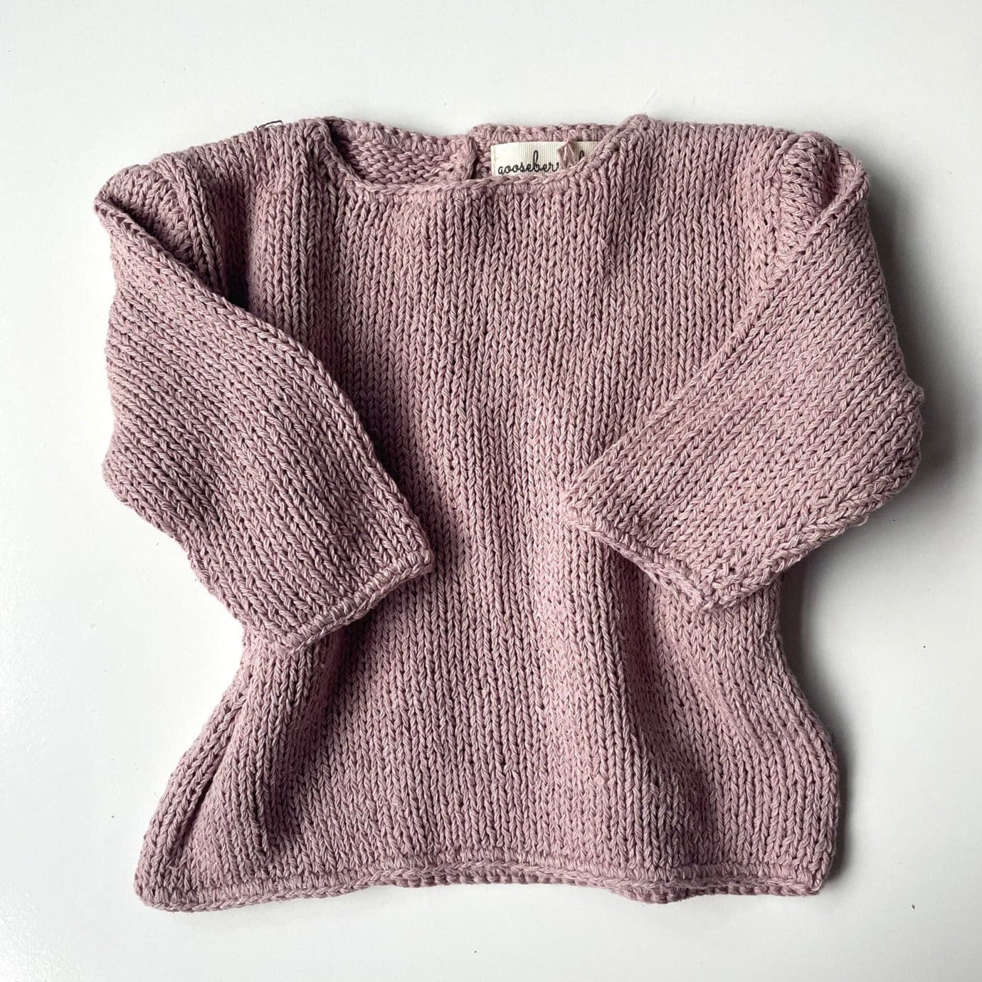 Gooseberry fool Sweater Silk Baby Sweater (Dusty Pink)