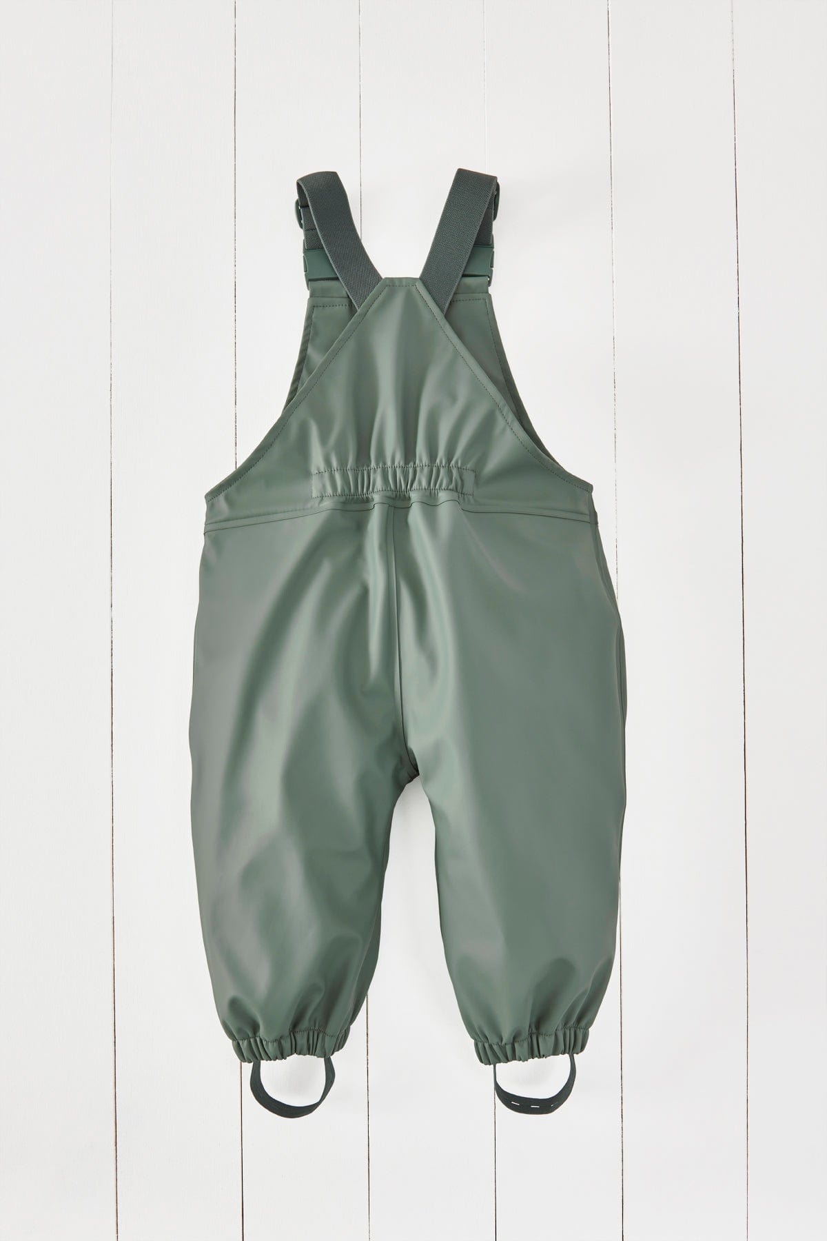 Grass & Air Puddlesuit Grass & Air Kids Waterproof Rain Dungarees (Khaki)