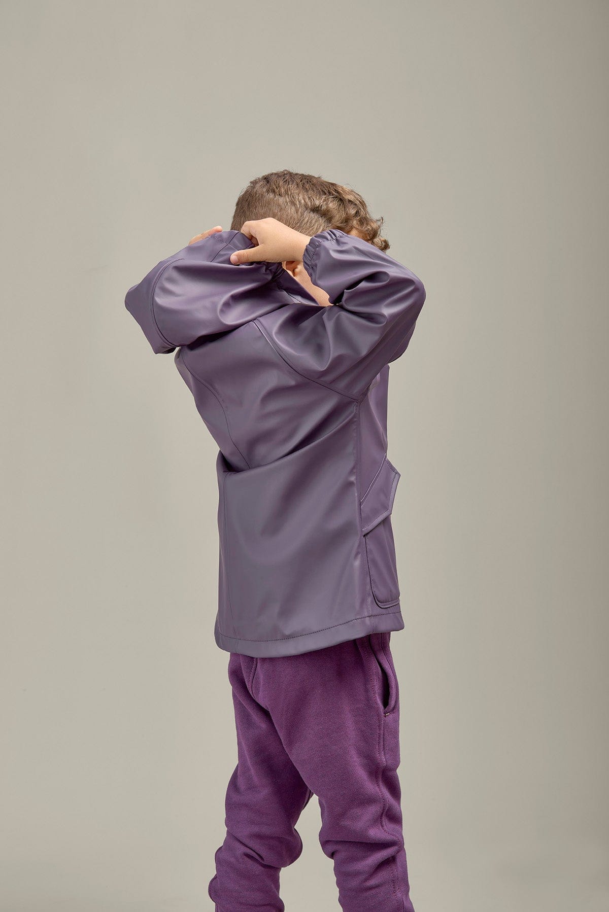 Grass & Air Puddlesuit Grass & Air Kids Waterproof Rain Jacket (Amethyst Purple)