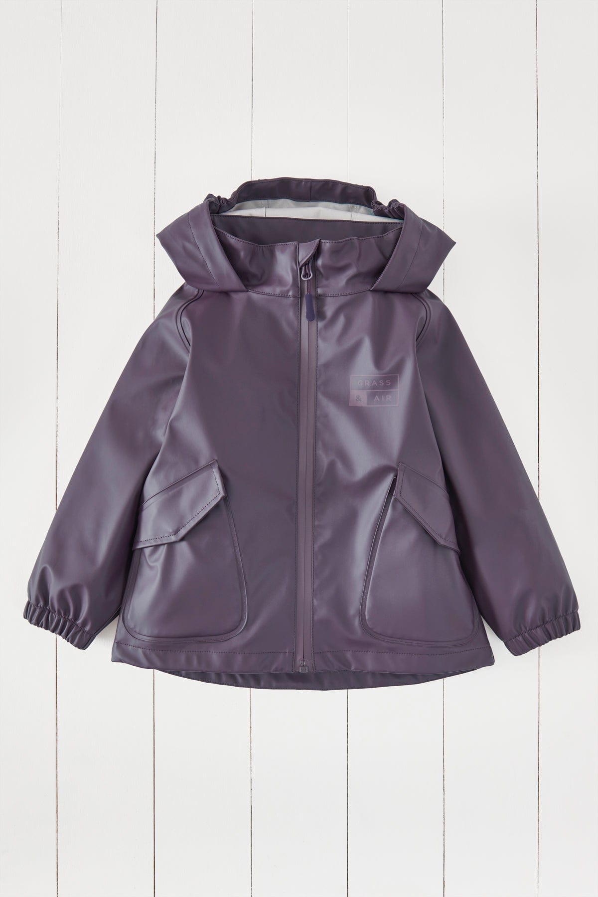 Grass & Air Puddlesuit Grass & Air Kids Waterproof Rain Jacket (Amethyst Purple)