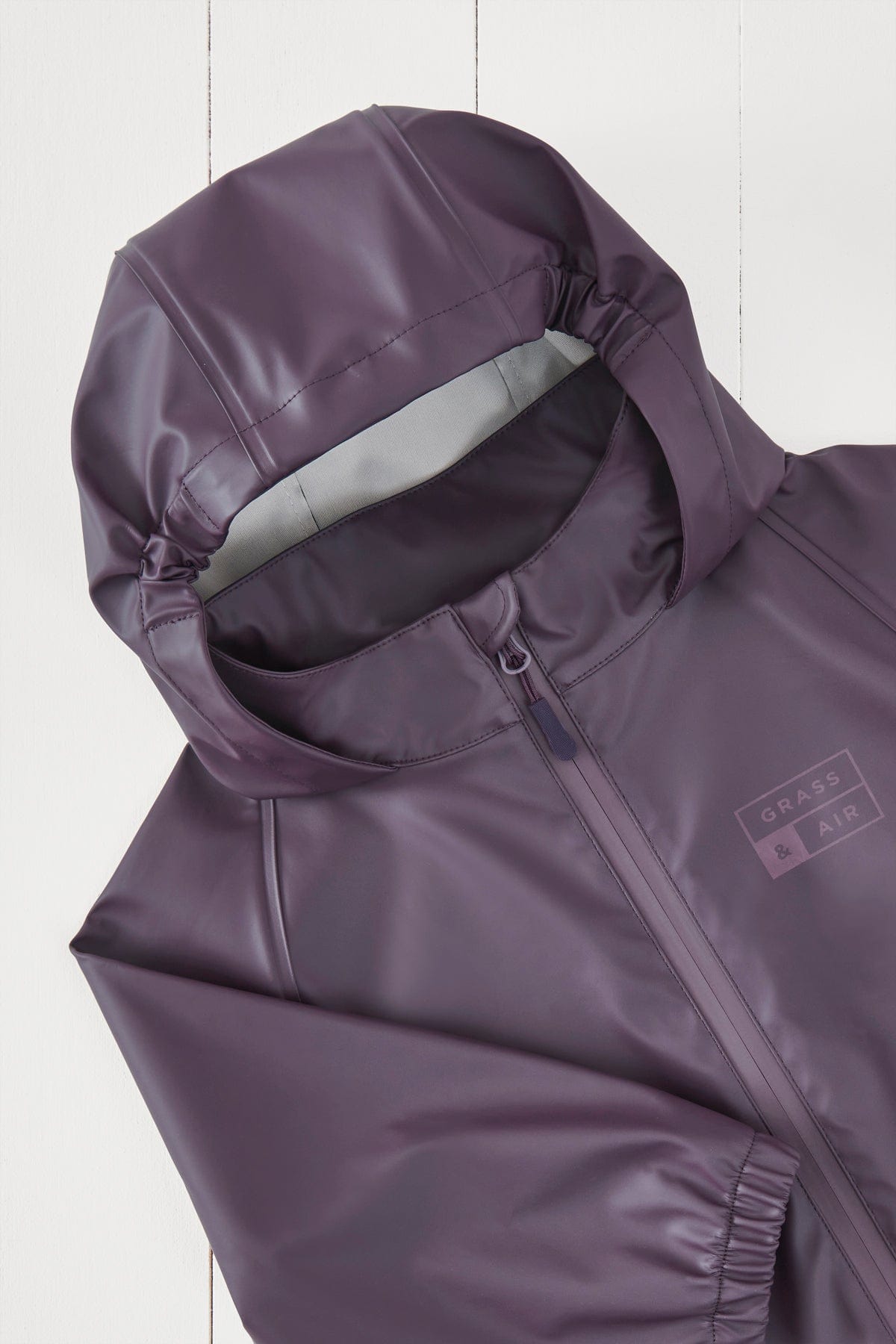 Grass & Air Puddlesuit Grass & Air Kids Waterproof Rain Jacket (Amethyst Purple)