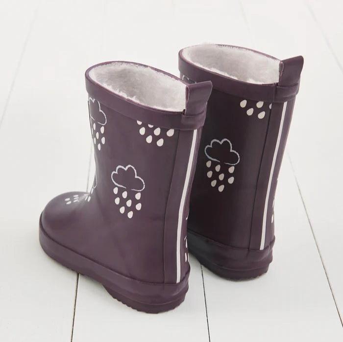 Grass & Air Wellie Boots Grass & Air Kids Colour Changing Wellies (Amethyst Purple)