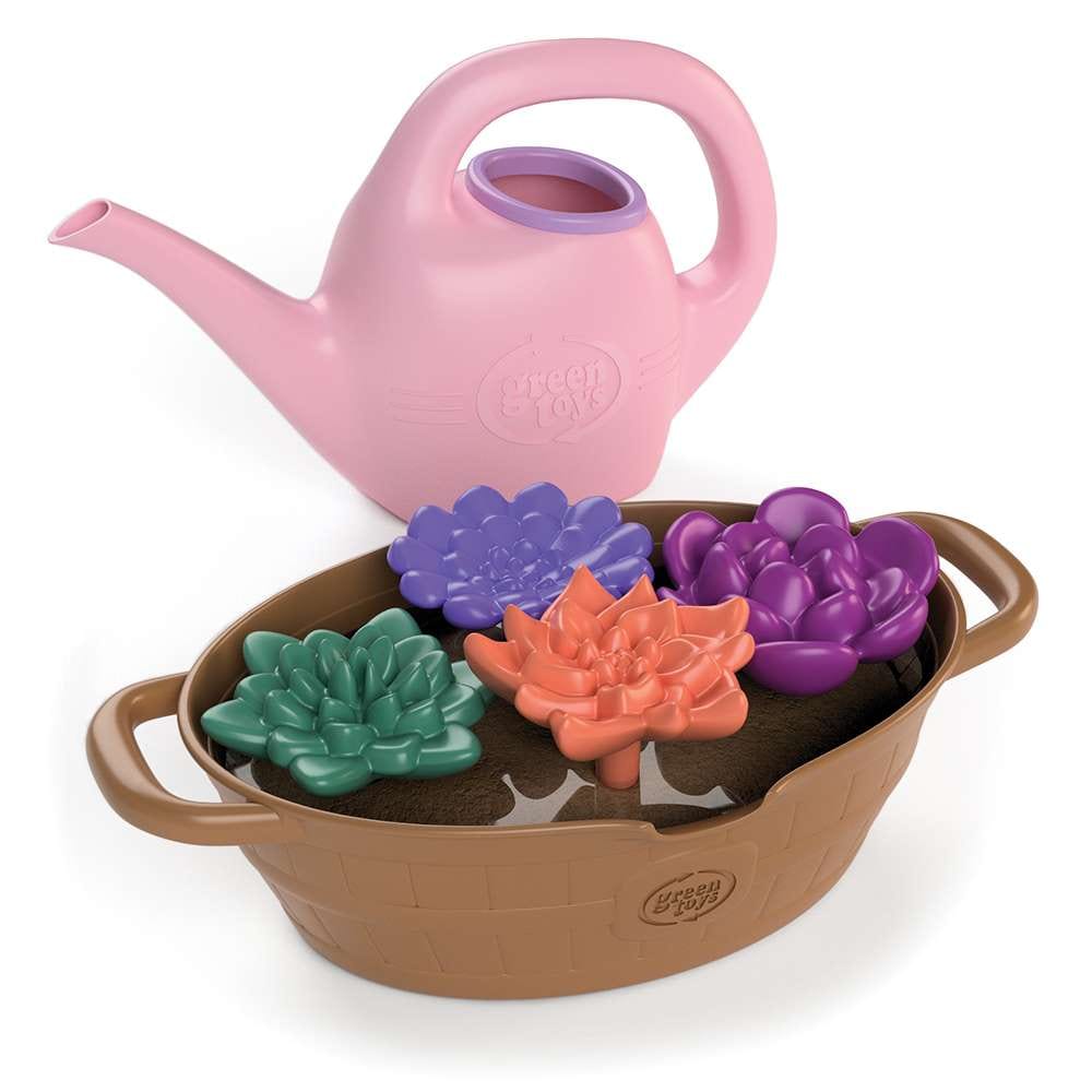 Green Toys Green Toys Rainbow Bloom - Colour-Changing Water Activity Set (Pink)