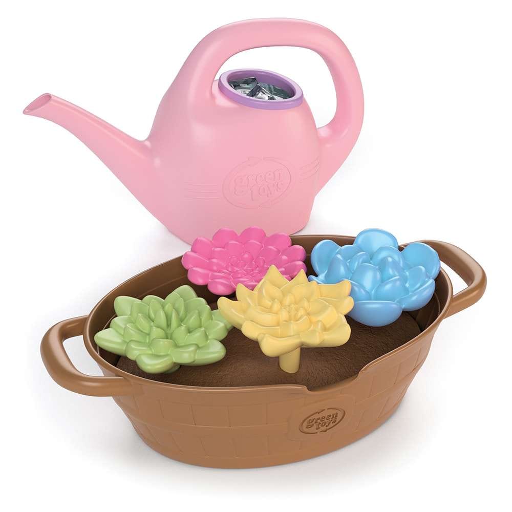 Green Toys Green Toys Rainbow Bloom - Colour-Changing Water Activity Set (Pink)