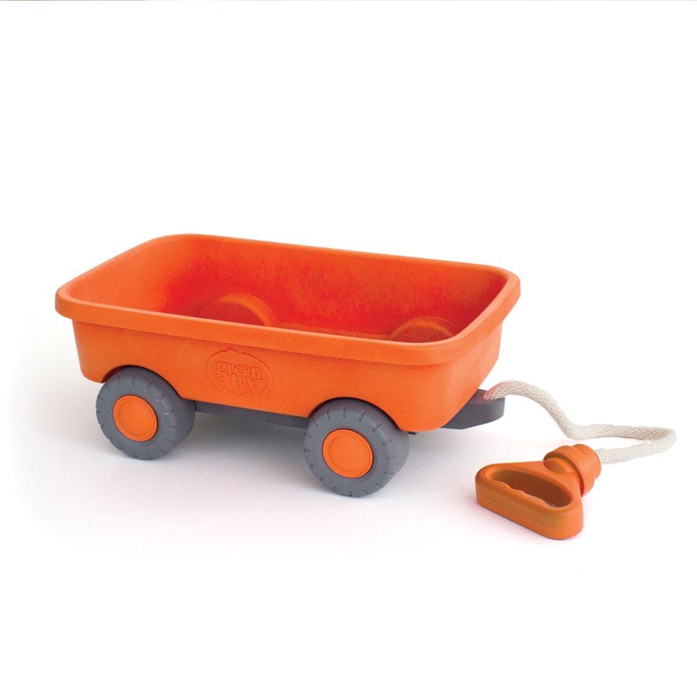Green Toys Orange Pull Along Wagon