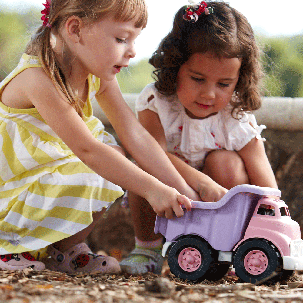 Green Toys Pink Dumper Truck Toy