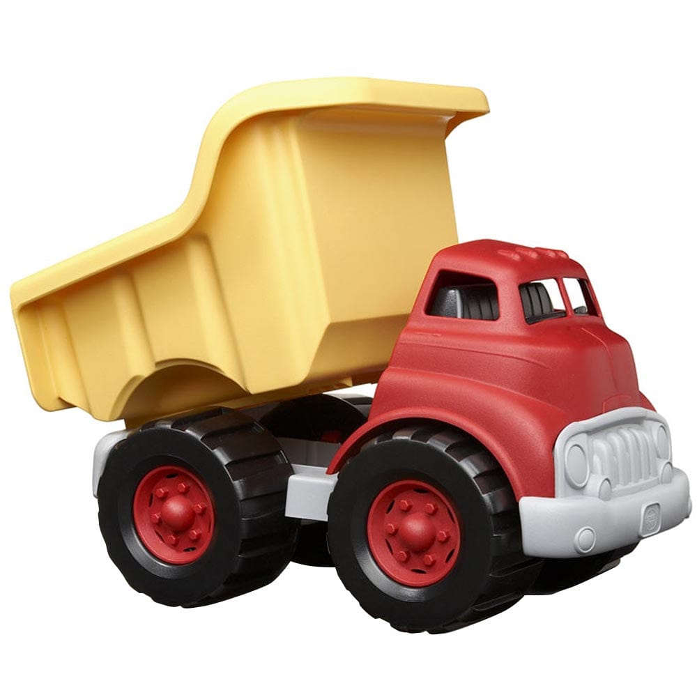 Green Toys Red and Yellow Dumper Truck Toy