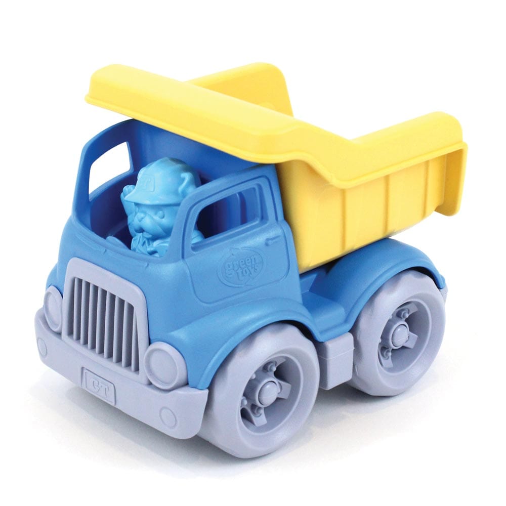 Green Toys Yellow and Blue Dumper Truck Toy