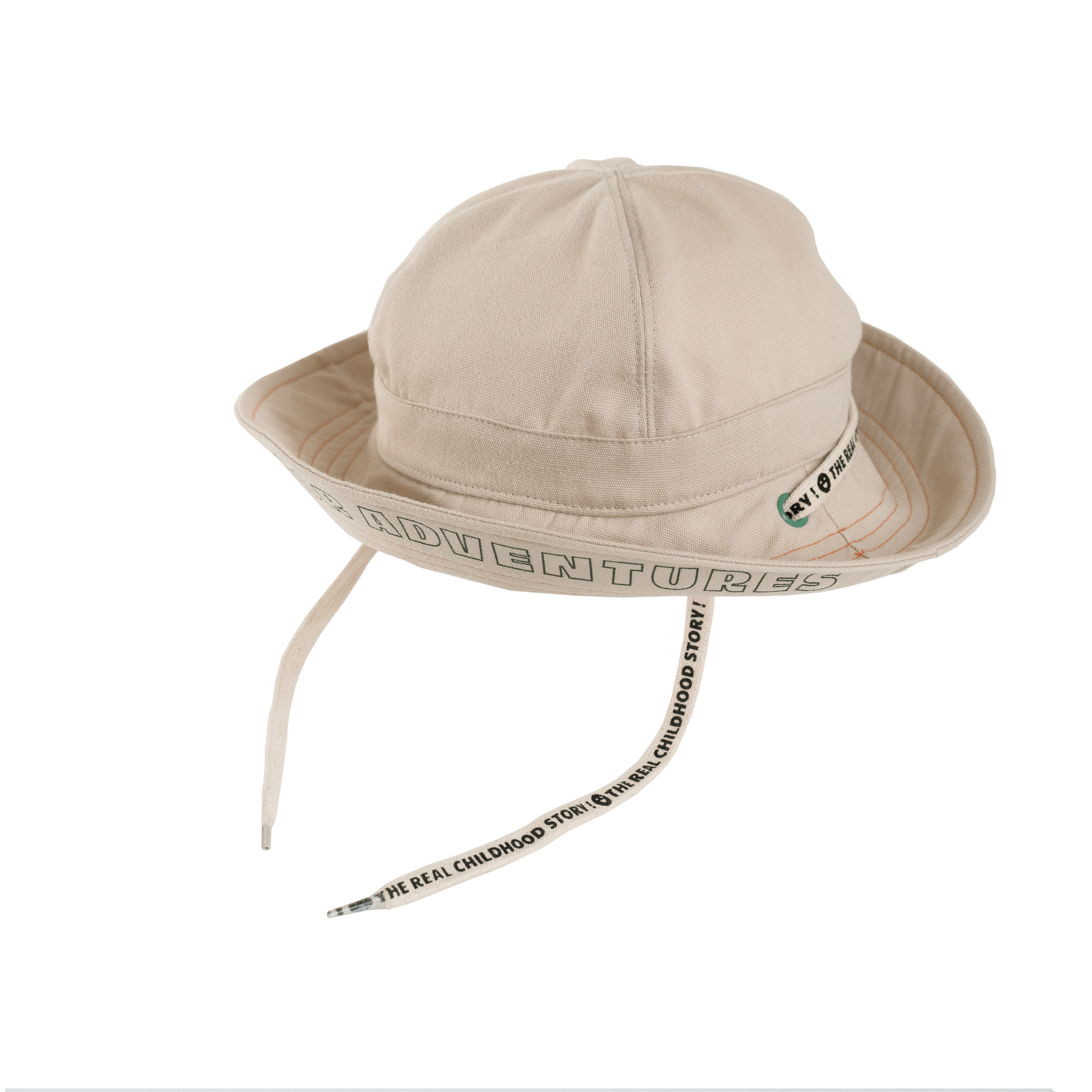 Happymess Kids Hat Ready For Adventures Unisex Safari Hat (Forest Green)
