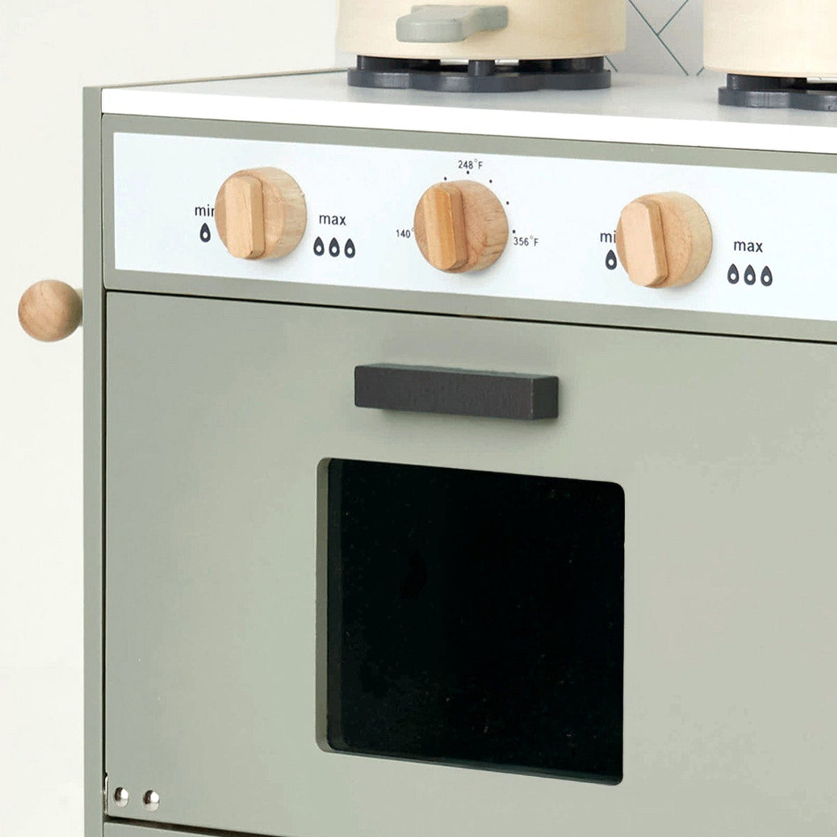 Hooga Playroom Play Kitchen Hooga Playroom Wooden Play Kitchen - Mint