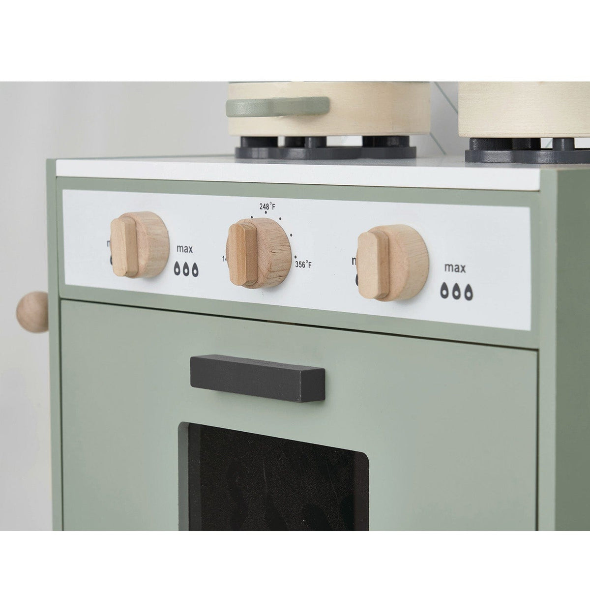 Hooga Playroom Play Kitchen Hooga Playroom Wooden Play Kitchen - Mint