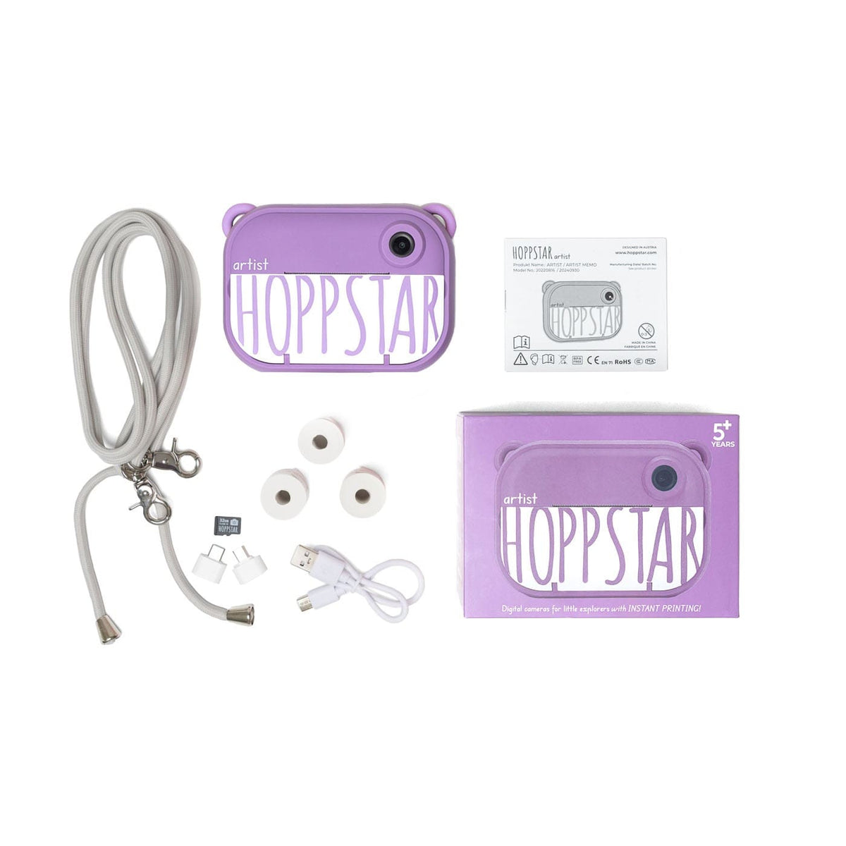 Hoppstar Kids Digital Camera Hoppstar Artist Instant Print Digital Camera - Blossom