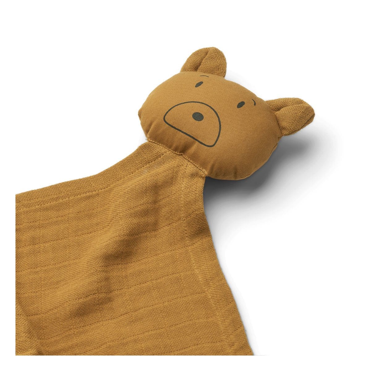 Liewood Muslin Cloth comforter Liewood Robbie Comforter Muslin Cloth (Mr Bear Golden Caramel)