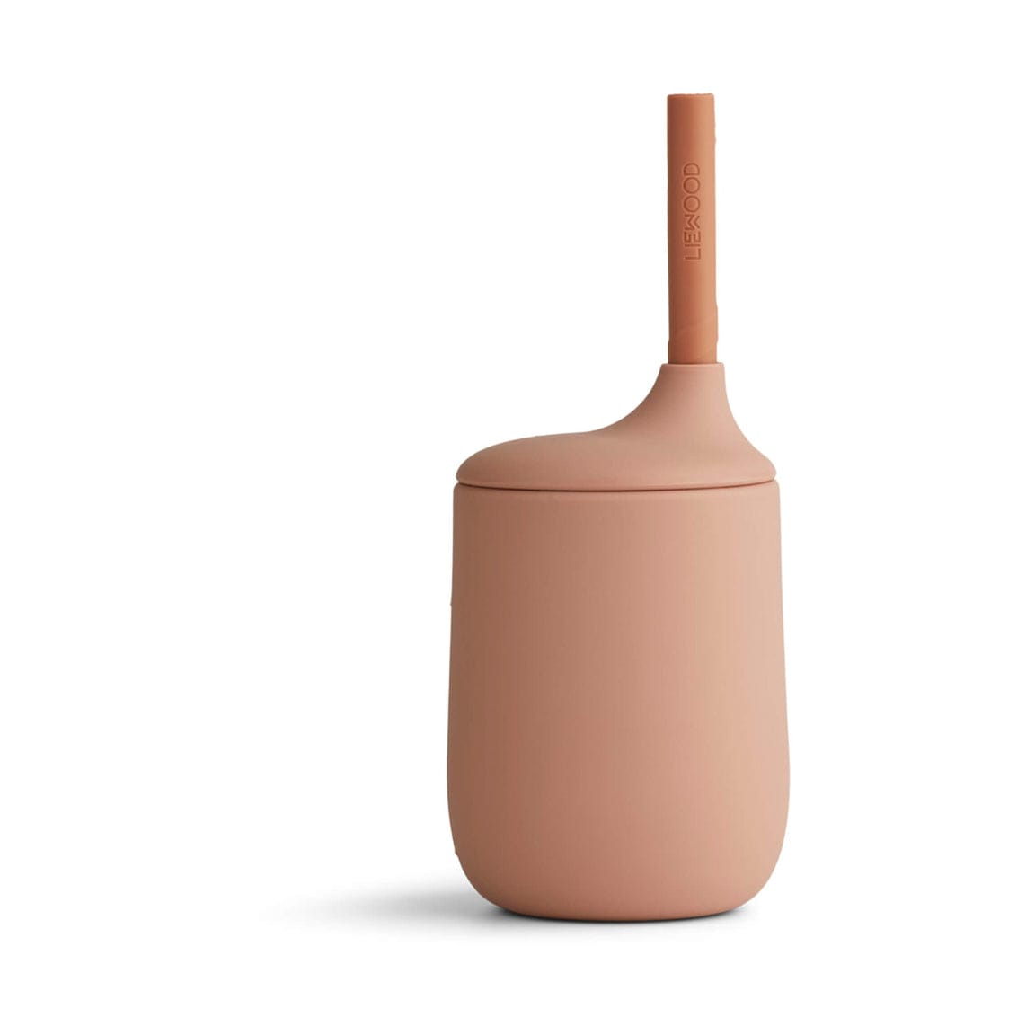 Liewood Sippy Cup Liewood Ellis Straw Sippy Cup (Dark Rose/Terracotta Mix)