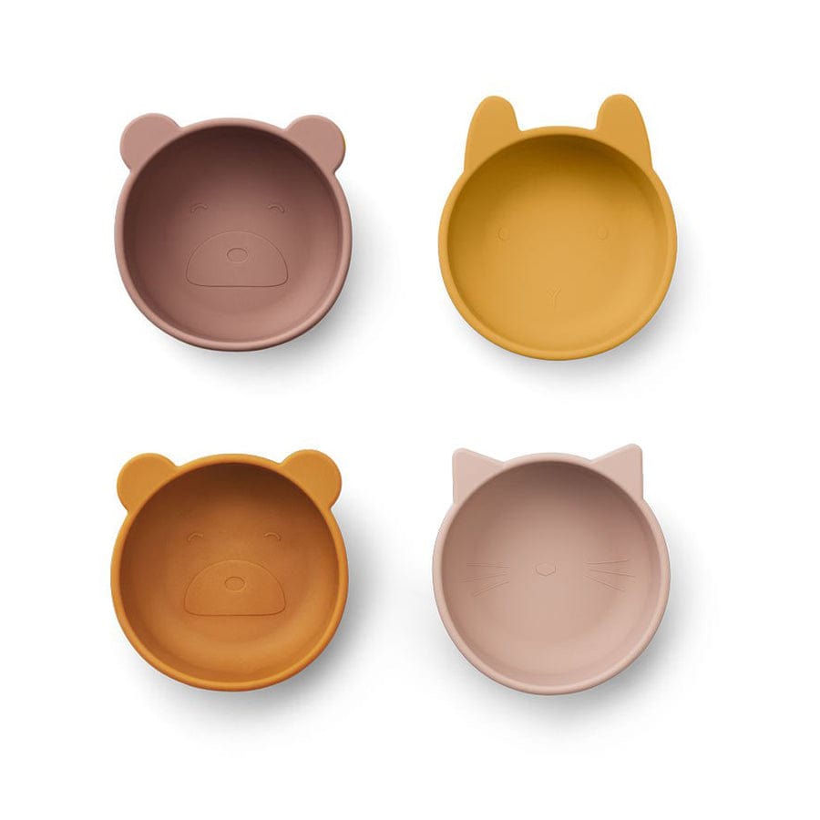 Liewood Sippy Cup Liewood Iggy Silicone Bowls (Rose Mix)