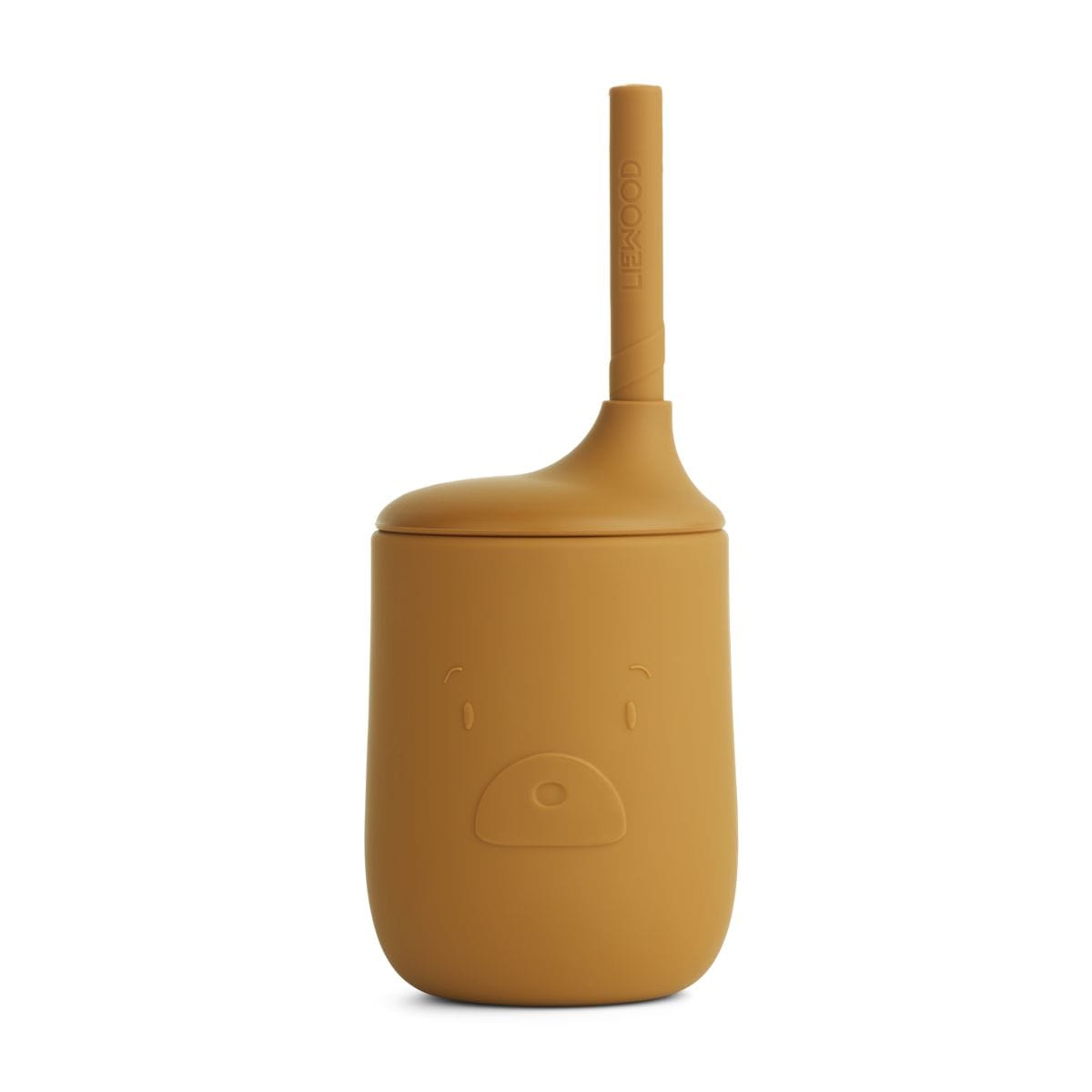 Liewood Sippy Cup Liewood Mr Bear Ellis Straw Sippy Cup (Golden Caramel)