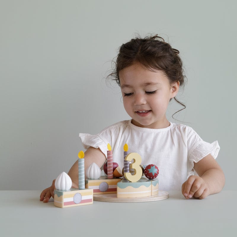 Little Ducth Wooden toy Wooden Birthday Cake