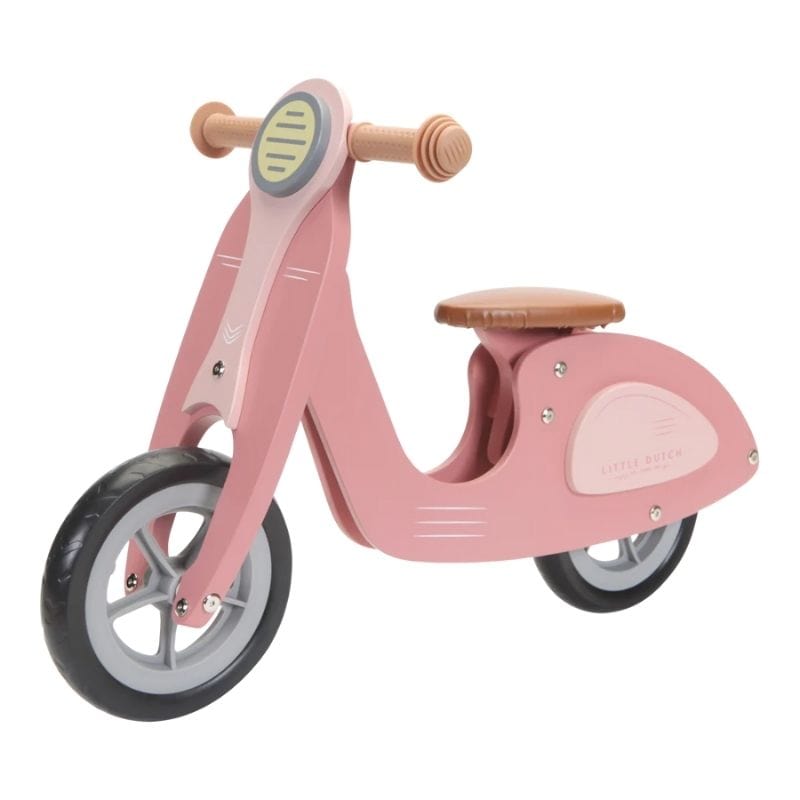 Little Dutch Balance Scooter Little Dutch Wooden Balance Scooter (Pink)