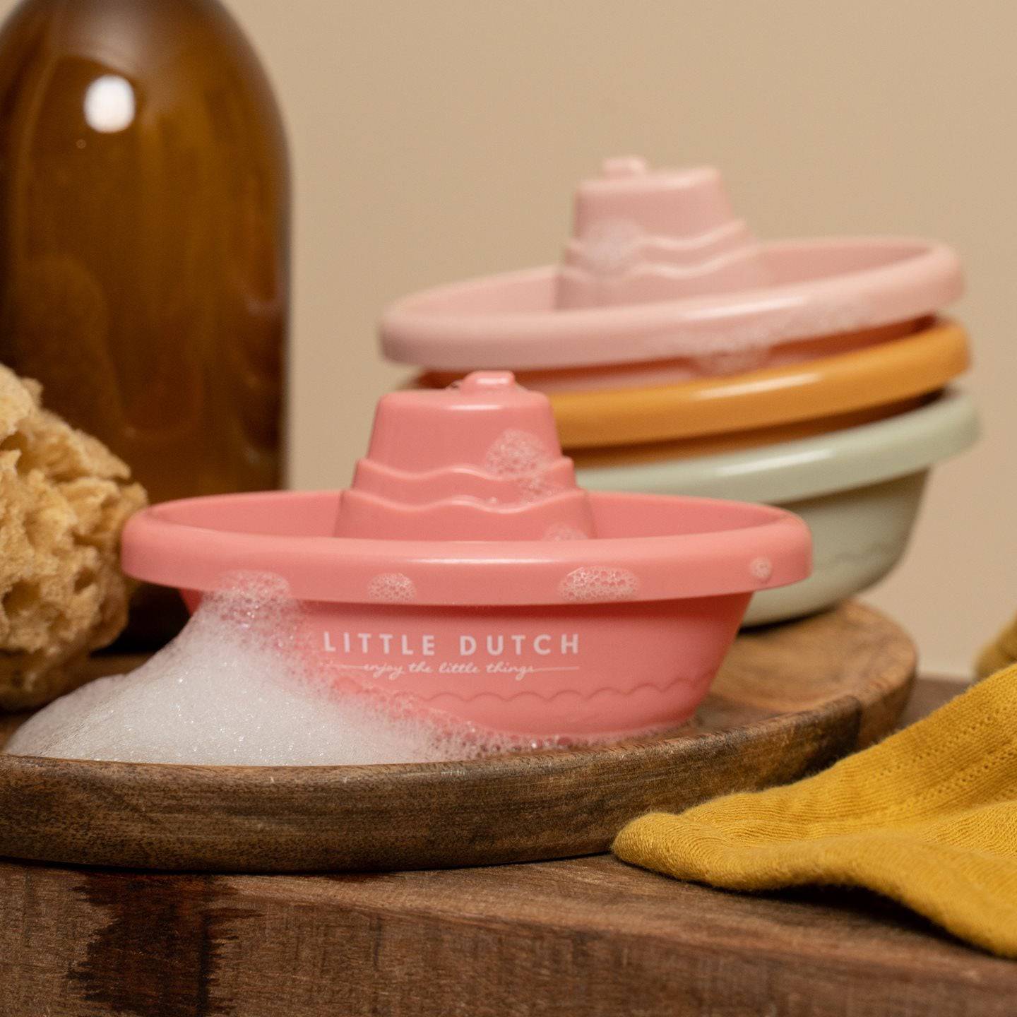 Little Dutch Bath Toy Little Dutch Bath Boats - Pink