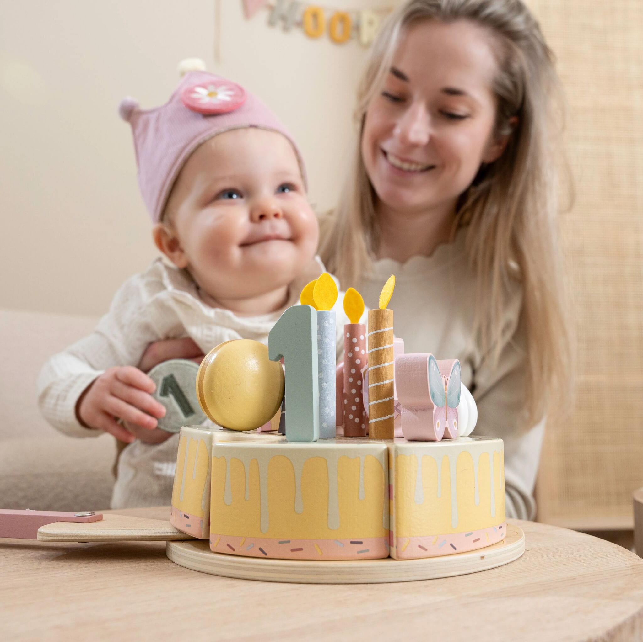 Little Dutch Birthday Crown Little Dutch Birthday Crown with Numbers  - Pink