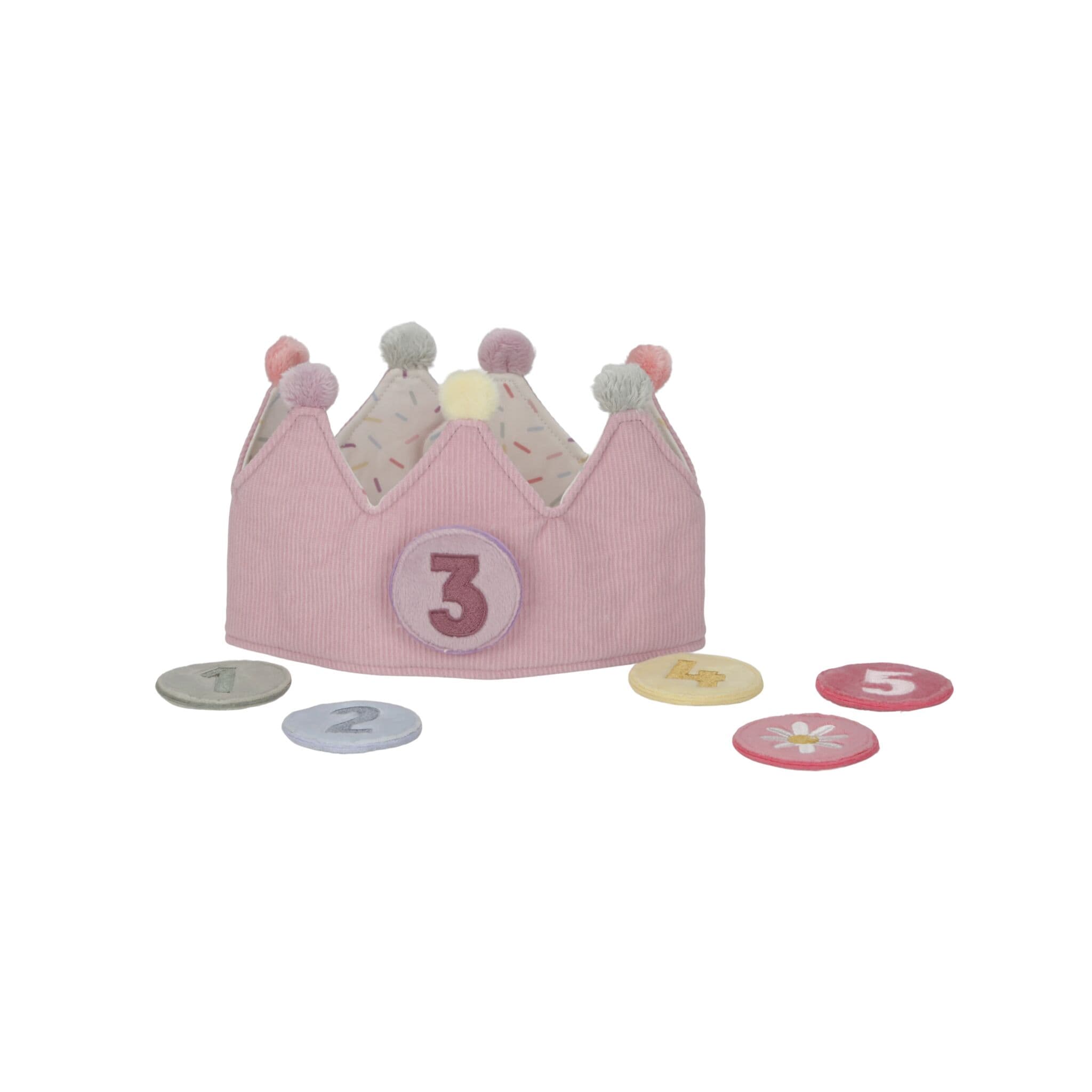 Little Dutch Birthday Crown Little Dutch Birthday Crown with Numbers  - Pink