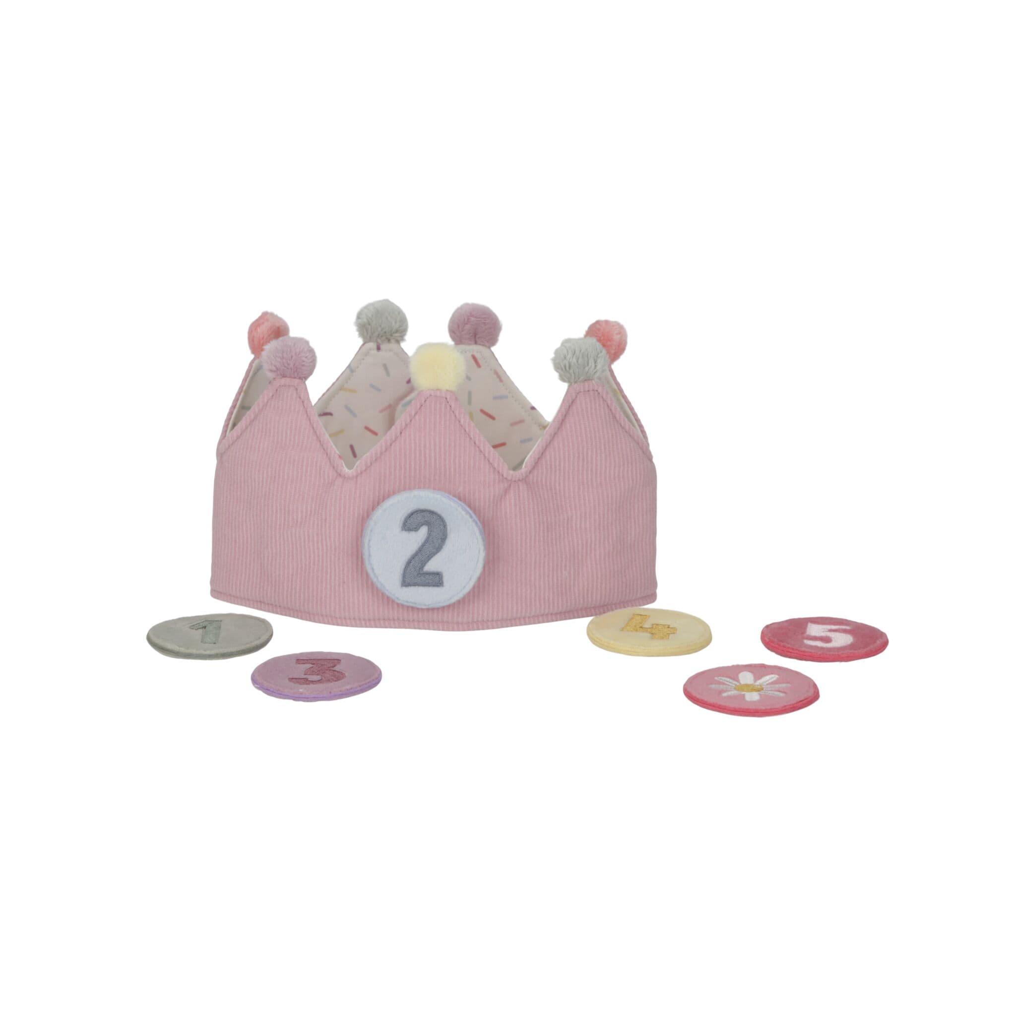 Little Dutch Birthday Crown Little Dutch Birthday Crown with Numbers  - Pink