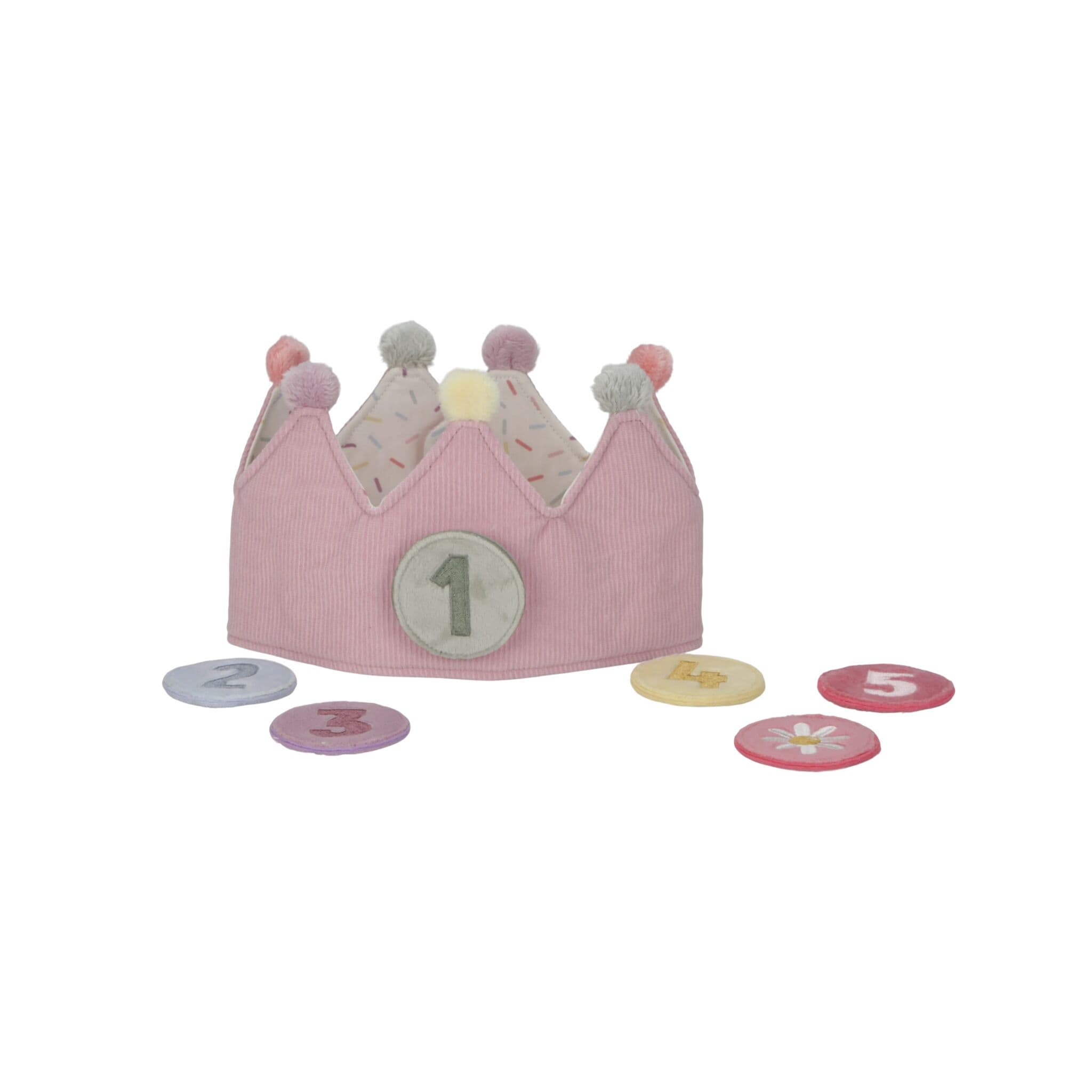 Little Dutch Birthday Crown Little Dutch Birthday Crown with Numbers  - Pink
