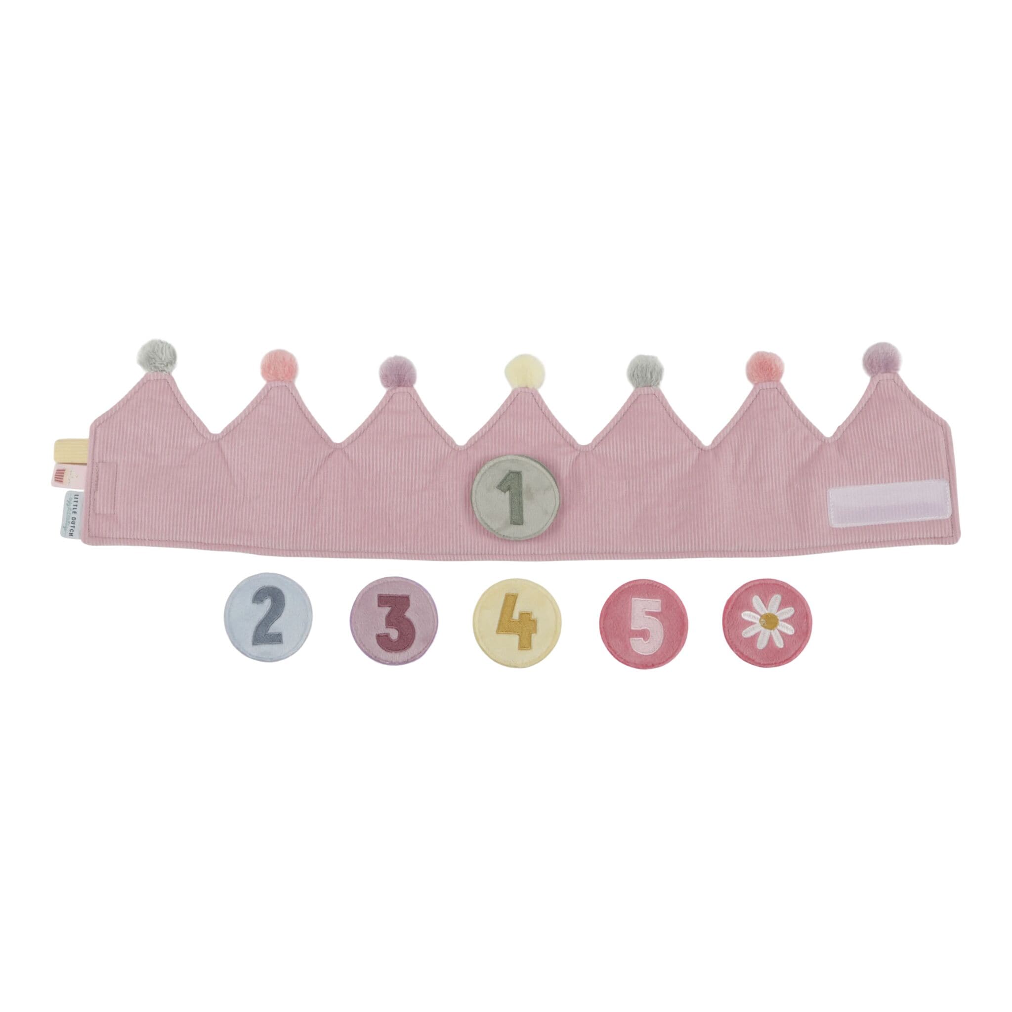 Little Dutch Birthday Crown Little Dutch Birthday Crown with Numbers  - Pink