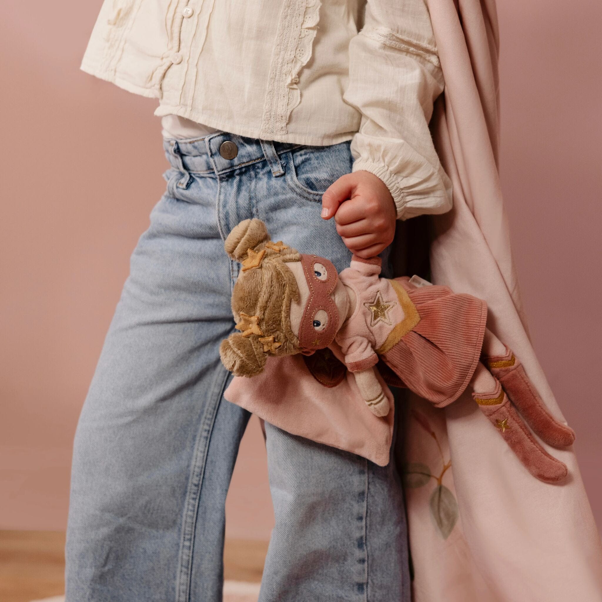 Little Dutch Doll Little Dutch Cuddle Doll - Superhero Rosa (35 cm)