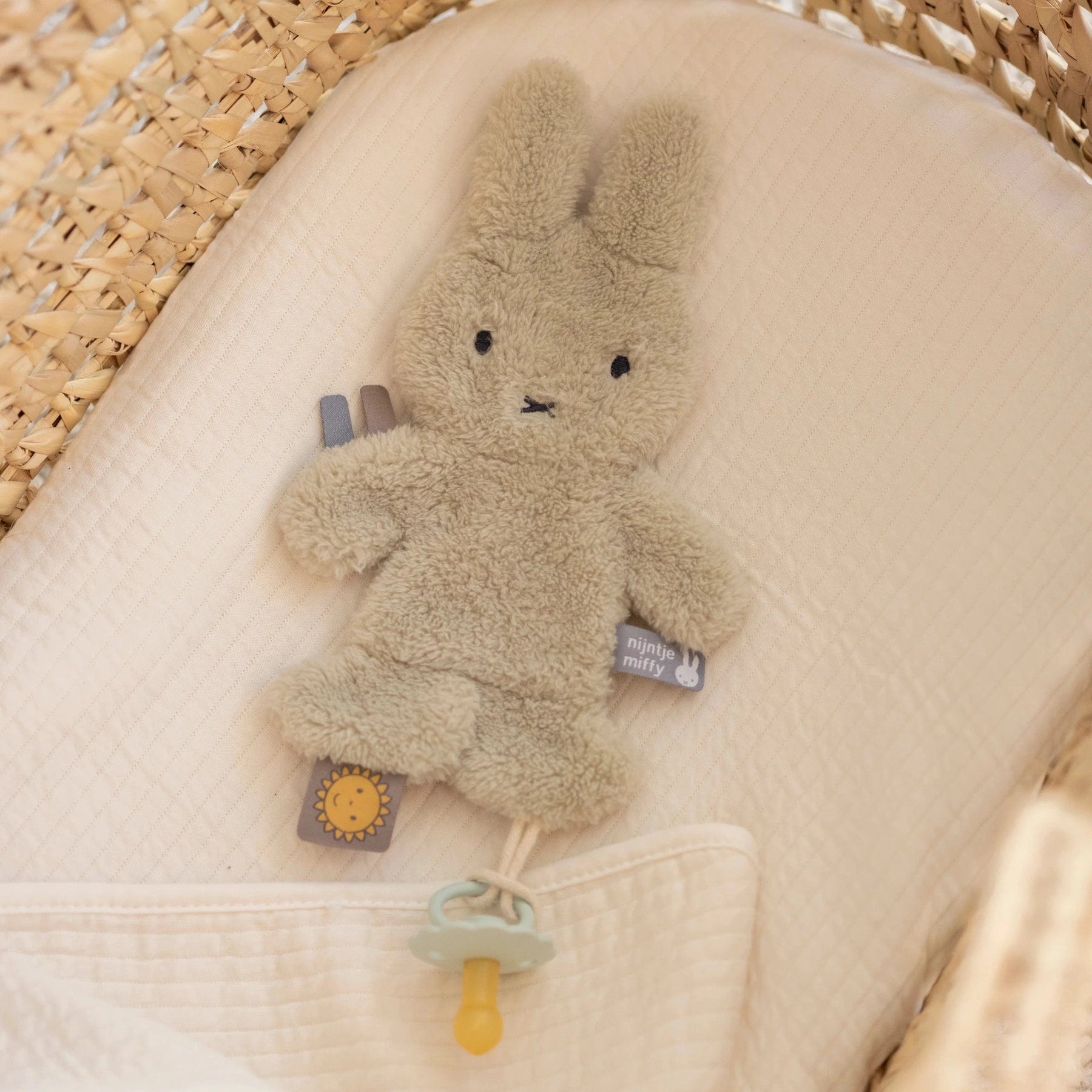 Little Dutch Dummy Cloth Little Dutch Miffy Dummy Cloth - Fluffy Green