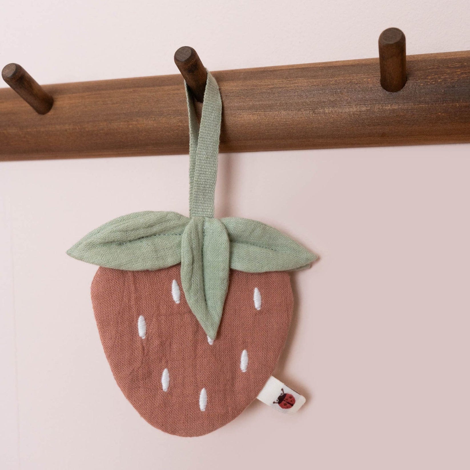 Little Dutch Dummy Cloth Little Dutch Muslin Dummy Cloth - Strawberry